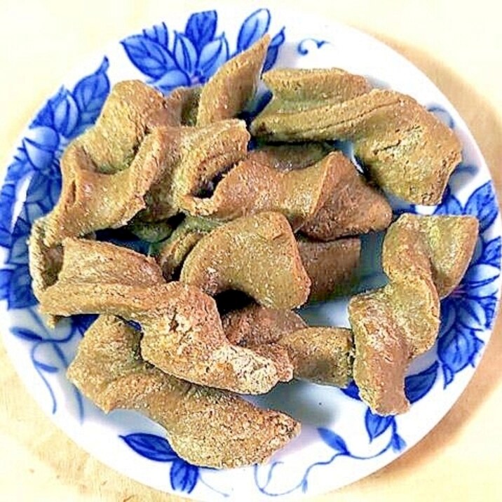 時短で和菓子作り！うぐいすきなこのきなこねじり♪